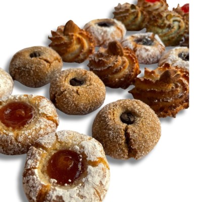 Scatola assortita biscotti di mandorla siciliani